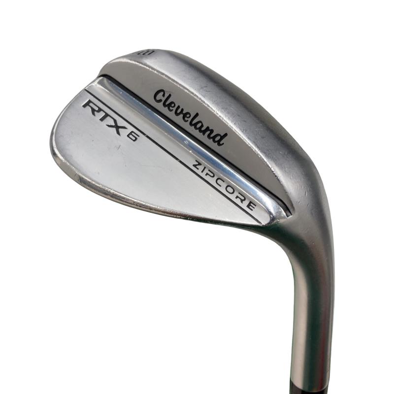 【中古】 クリーブランド Cleveland RTX-6 ZIPCORE 周遊旅行繻子 58°/10° MID ウェッジ WG Dynamic Gold (フレックスS) メンズ 成人男性用 右利き 右用 D位置づける ゴルフ野球クラブ