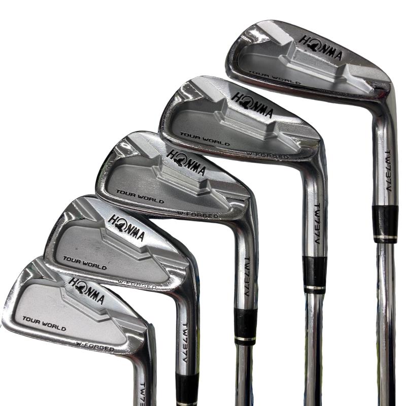 【中古】 本間ゴルフ TOUR WORLD TW737V 6S アイアンセット IR 純正特注シャフト (フレックスS) メンズ 男性用 右利き 右用 Cランク ゴルフクラブ