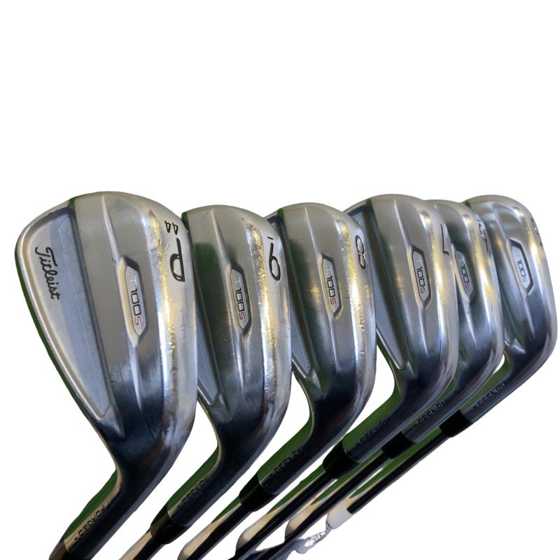 【中古】 タイトリスト Titleist T100S(2021) 5S アイアン仕掛ける IR NS PRO 105T (フレックスS) メンズ 成人男性用 右利き 右用 C価値づける ゴルフ野球クラブ
