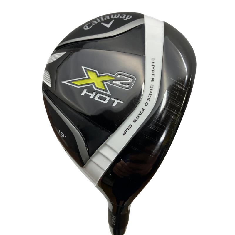 【中古】 キャロウェイ X2 HOT PRO 19° フェアウェイウッド FW Tour AD MT-6 (フレックスS) メンズ 男性用 右利き 右用 Cランク ゴルフクラブ