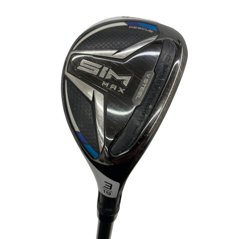 【中古】 テーラーメイド SIM MAX U3 ユーティリティ UT TENSEI BLUE TM60(UT) (フレックスR) メンズ 男性用 右利き 右用 Cランク ゴルフクラブ