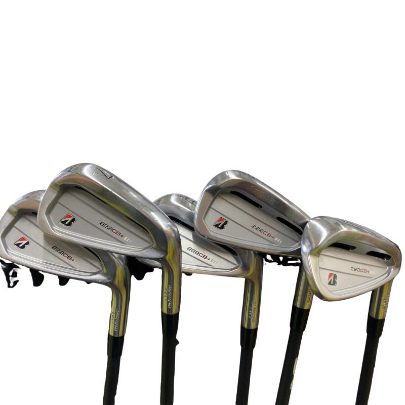 【中古】 ブリヂストン BRIDGESTONE 222CB+ 6S アイアンセット IR リシャフト (フレックスその他) メンズ 男性用 右利き 右用 Cランク ゴルフクラブ｜ゴルフパートナー 中古クラブ店