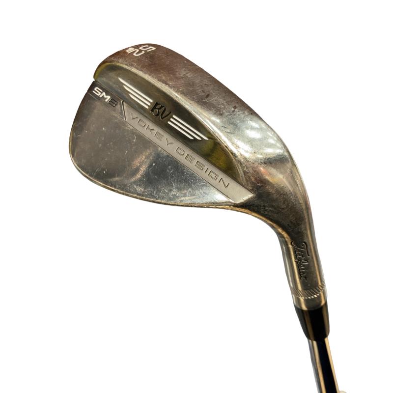 【中古】 タイトリスト VOKEY SPIN MILLED SM8 ブラッシュドスチール 52°/12°F ウェッジ WG Dynamic Gold (フレックスS) メンズ 男性用 右利き 右用 Cランク ゴルフクラブ