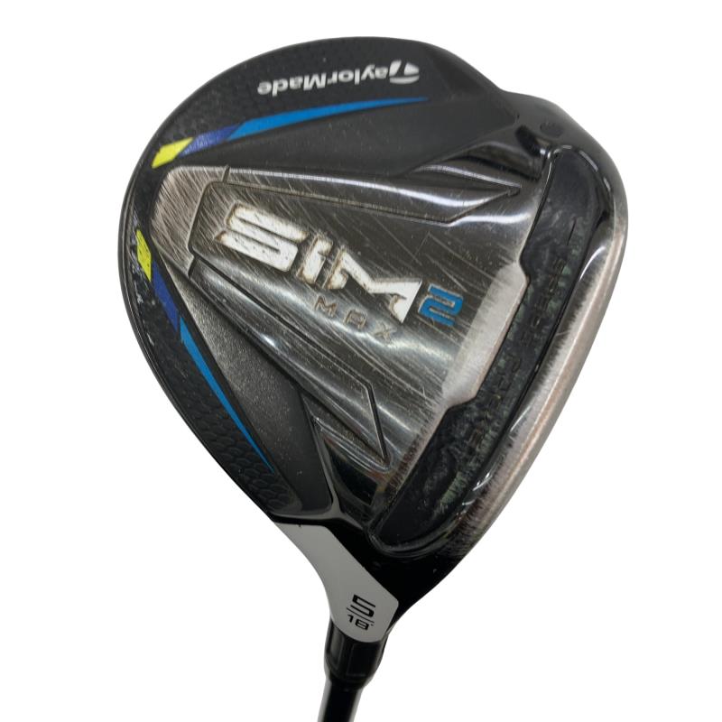 【中古】 テーラーメイド SIM2 MAX 5W フェアウェイウッド FW TENSEI BLUE TM50(SIM2 FW) (フレックスR) メンズ 男性用 右利き 右用 Cランク ゴルフクラブ