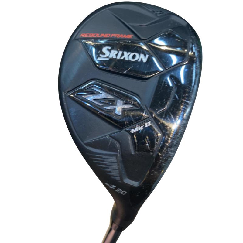 【中古】 ダンロップ SRIXON ZX Mk II HYBRID H4 ユーティリティ UT 純正特注シャフト (フレックスS) メンズ 男性用 右利き 右用 Cランク ゴルフクラブ