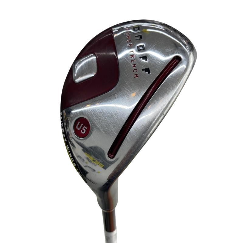 【中古】 ダイワ(グローブライド) ONOFF FAIRWAY WINGS(2016) AKA U5 ありがた味 UT SMOOTH KICK MP-516U (フレックスS) メンズ 成人男性用 右利き 右用 C位置づける ゴルフ野球クラブ