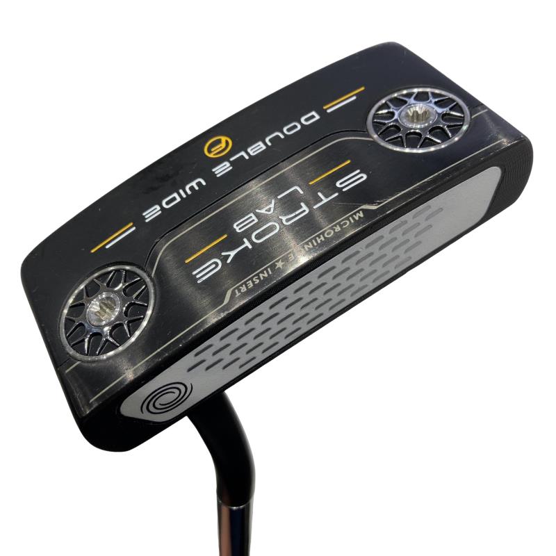 【中古】 オデッセイ STROKE LAB BLACK DOUBLE WIDE FLOW 34インチ パター PT STROKE LAB BLACK (フレックスその他) メンズ 男性用 右利き 右用 Cランク ゴルフクラブ