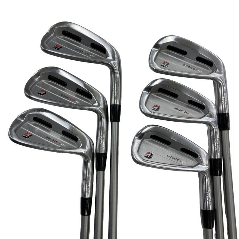【中古】 ブリヂストン BRIDGESTONE 222CB+ 6S アイアン仕掛ける IR MCI B70 (フレックスS) メンズ 成人男性用 右利き 右用 C価値づける ゴルフ野球クラブ