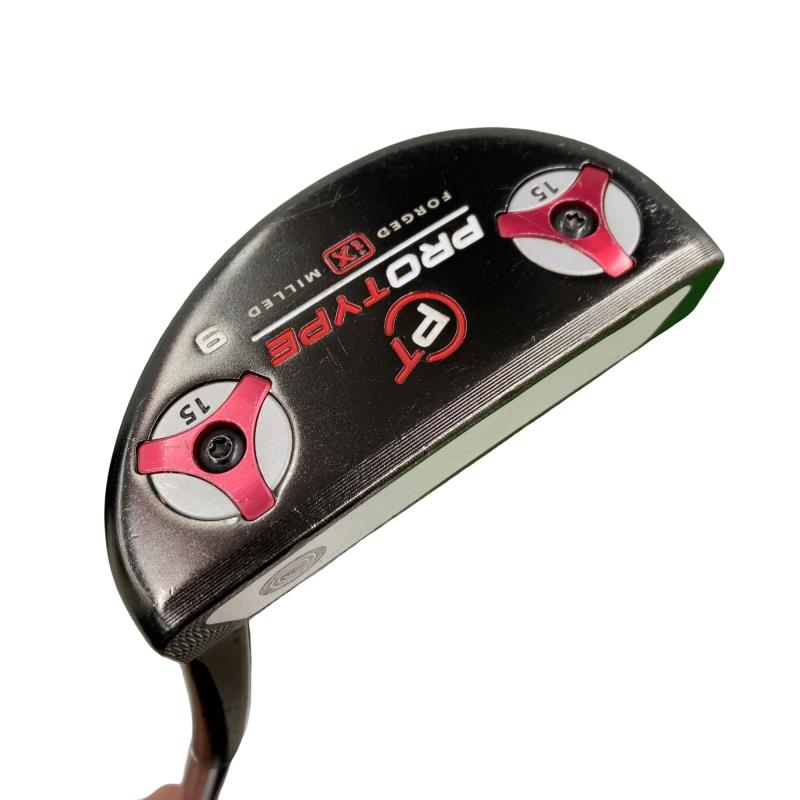 【中古】 オデッセイ PROTYPE ix #9 33in パター PT スチール写真 (フレックス余分の物) メンズ 成人男性用 右利き 右用 C序列付ける ゴルフ野球クラブ