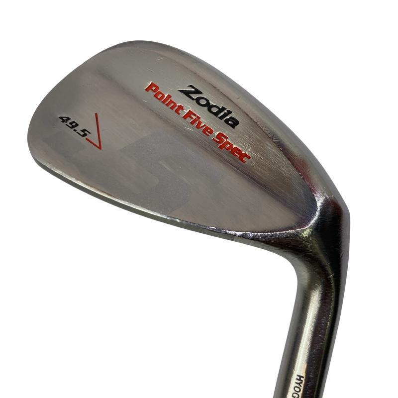 【中古】 ゾディア(旧KMゴルフ) Zodia Point Five Spec ＮｉCr 49.5° ウェッジ WG リシャフト (フレックス余分の物) メンズ 成人男性用 右利き 右用 D序列付ける ゴルフ野球クラブ