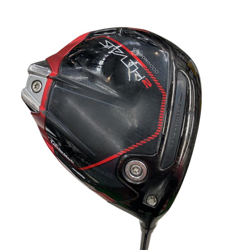 【中古】 テーラーメイド STEALTH2 9° ドライバー DR 純正特注シャフト (フレックスS) メンズ 男性用 右利き 右用 Cランク ゴルフクラブ