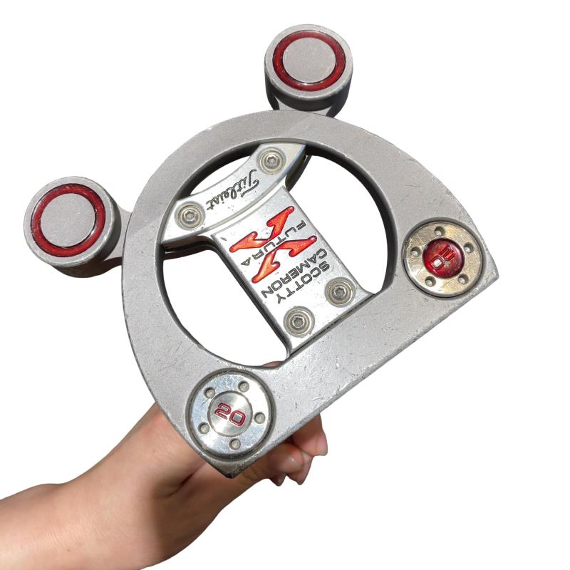 【中古】 タイトリスト SCOTTY CAMERON FUTURA X 33in パター PT スチール写真 (フレックス余分の物) メンズ 成人男性用 右利き 右用 C位置づける ゴルフ野球クラブ