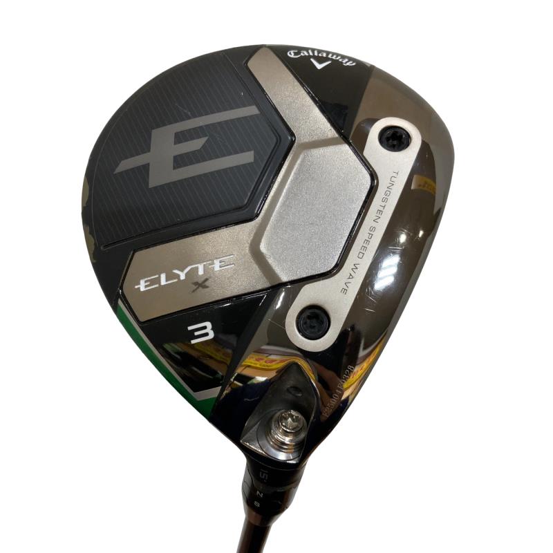【中古】 キャロウェイ ELYTE X 3W フェアウェイウッド FW VENTUS GREEN 50 for CW(ELYTE FW) (フレックスS) メンズ 男性用 右利き 右用 Cランク ゴルフクラブ