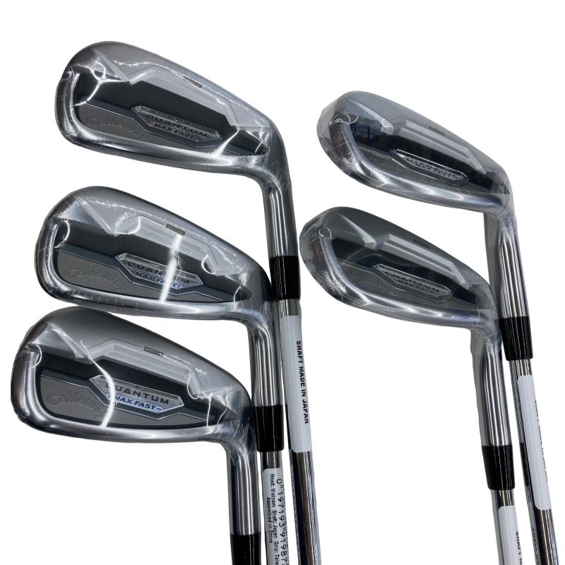 【中古】 キャロウェイ QUANTUM MAX FAST 5S アイアン書き割り IR NS PRO ZELOS 7 (フレックスS) メンズ 成人男性用 右利き 右用 A序列付ける ゴルフ野球クラブ