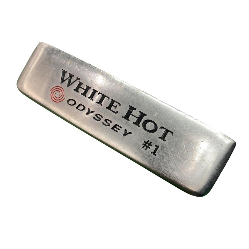 【中古】 オデッセイ WHITE HOT #1 35インチ レフティ パター PT スチール (フレックスその他) メンズ 男性用 左利き レフティ 左用 Cランク ゴルフクラブ