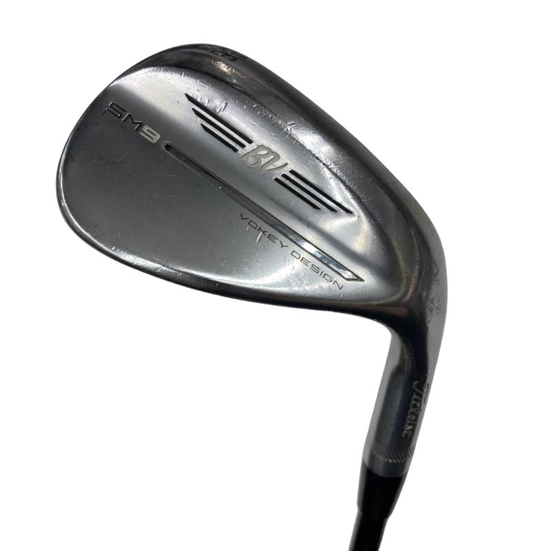 【中古】 タイトリスト VOKEY SPIN MILLED SM9 ツアークロム 56°/10°S ウェッジ WG 純正特注シャフト (フレックスその他) メンズ 男性用 右利き 右用 Dランク ゴルフクラブ