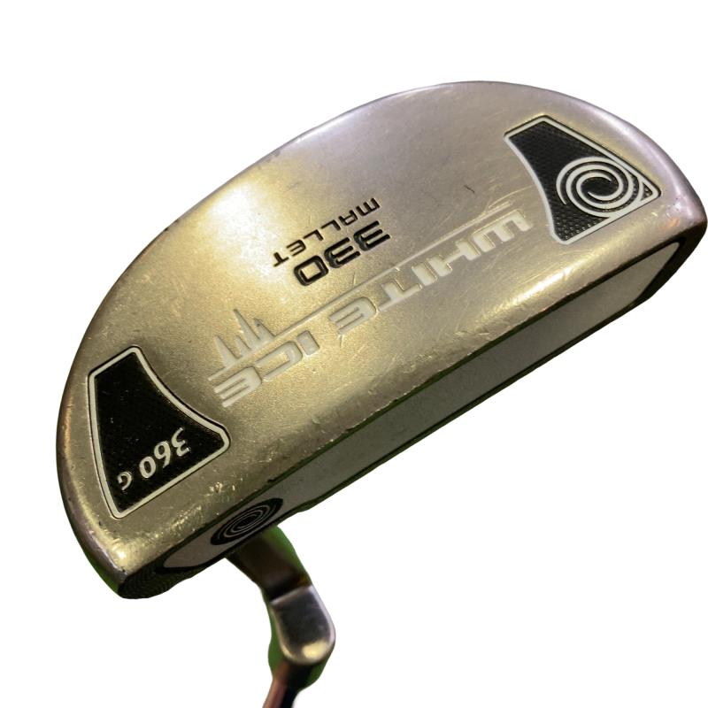 【中古】 オデッセイ WHITE ICE 330 MALLET 34インチ パター PT スチール (フレックスその他) メンズ 男性用 右利き 右用 Dランク ゴルフクラブ