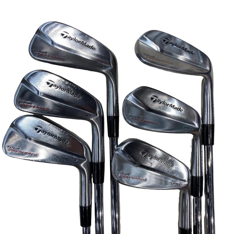 【中古】 テーラーメイド TOUR PREFERRED MB(2014) 6S アイアンセット IR Dynamic Gold (フレックスS) メンズ 男性用 右利き 右用 Cランク ゴルフクラブ|ゴルフパートナー 中古クラブ店