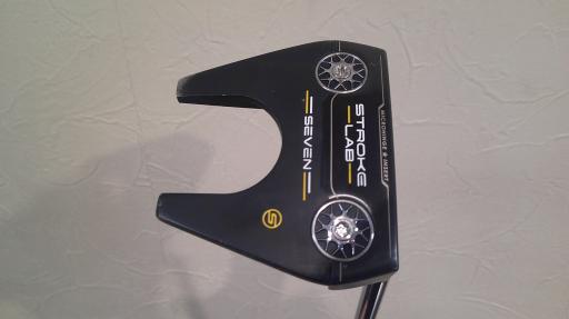 【中古】 オデッセイ STROKE LAB BLACK SEVEN S 33インチ パター PT STROKE LAB BLACK (フレックスその他) メンズ 男性用 右利き 右用 Cランク ゴルフクラブ