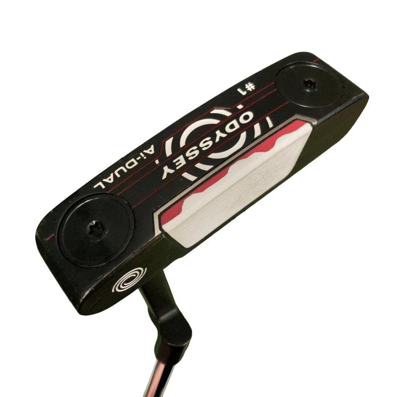 【中古】 オデッセイ Ai-DUAL #1 CH 34in パター PT STROKE LAB 90 スチール写真 (フレックス余分の物) メンズ 成人男性用 右利き 右用 C価値づける ゴルフ野球クラブ