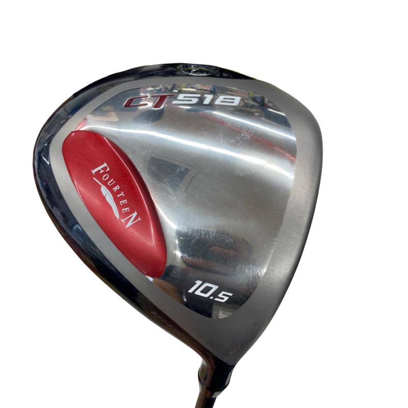 【中古】 フォーティーン CT-518 10.5° ドライバー DR 純正特注シャフト (フレックスX) メンズ 男性用 右利き 右用 Cランク ゴルフクラブ