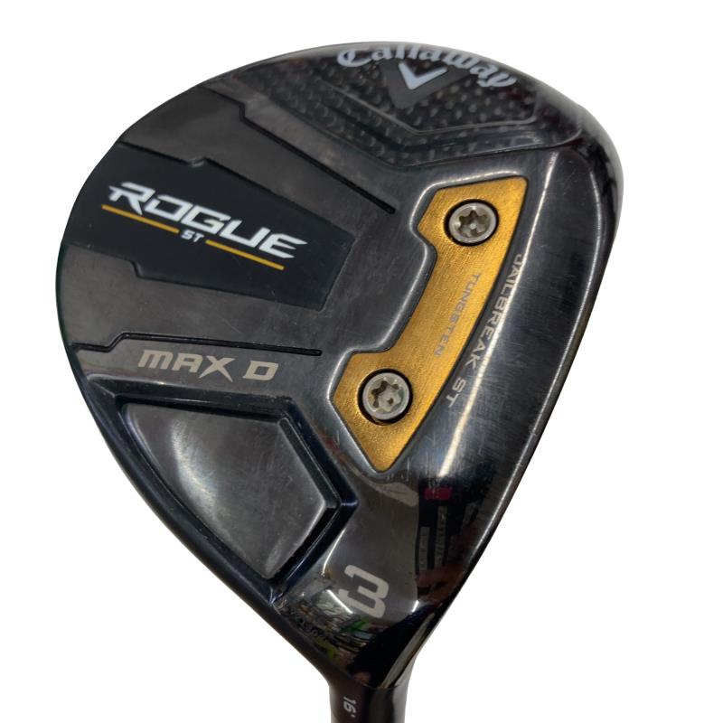 【中古】 キャロウェイ ROGUE ST MAX D 3W フェアウェイウッド FW 純正特注シャフト (フレックスS) メンズ 男性用 右利き 右用 Cランク ゴルフクラブ