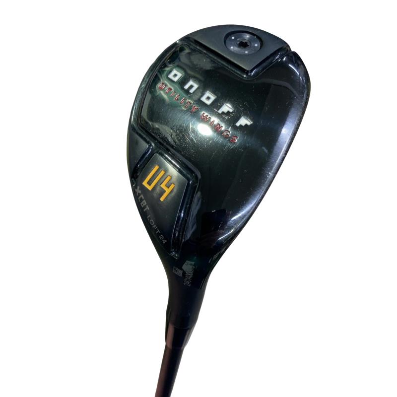 【中古】 ダイワ(グローブライド) ONOFF UTILITY WINGS(2024) KURO U4 ユーティリティ UT 純正特注シャフト (フレックスS) メンズ 男性用 右利き 右用 Cランク ゴルフクラブ