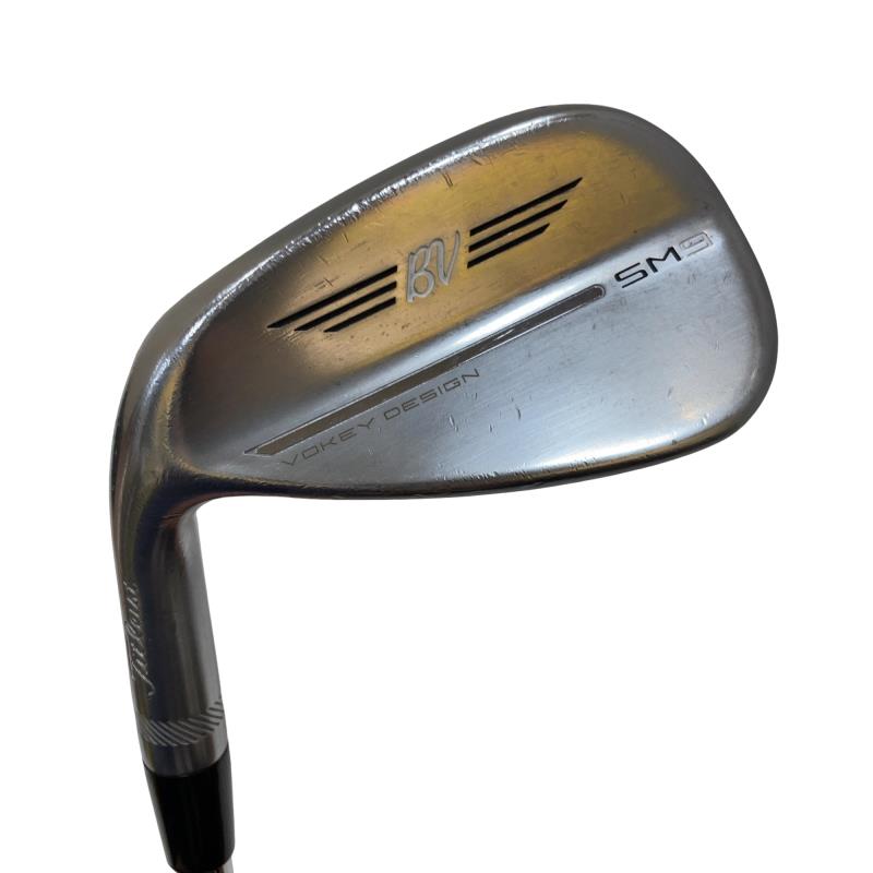 【中古】 タイトリスト VOKEY SPIN MILLED SM9 ツアークロム 46°/10°F レフティ ウェッジ WG Dynamic Gold (フレックスS) メンズ 男性用 左利き レフティ 左用 Cランク ゴルフクラブ