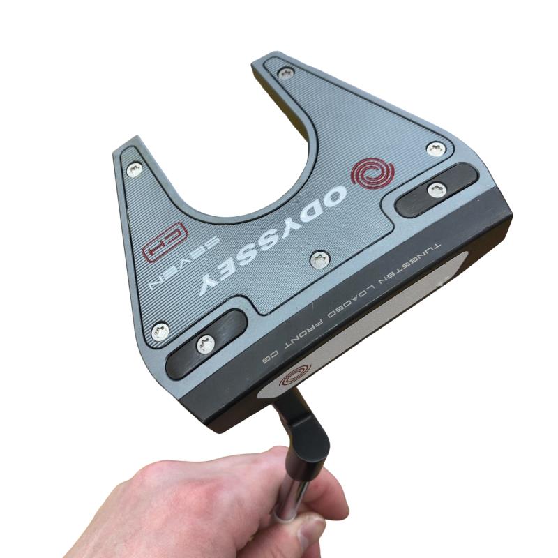 【中古】 オデッセイ TRI-HOT 5K SEVEN CH 33in パター PT STROKE LAB(2023) (フレックス余分の物) メンズ 成人男性用 右利き 右用 C序列付ける ゴルフ野球クラブ