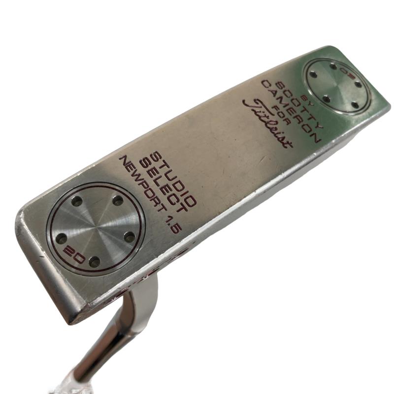 【中古】 タイトリスト SCOTTY CAMERON STUDIO SELECT NEWPORT 1.5 33in(20g) パター PT スチール写真 (フレックス余分の物) メンズ 成人男性用 右利き 右用 C位置づける ゴルフ野球クラブ