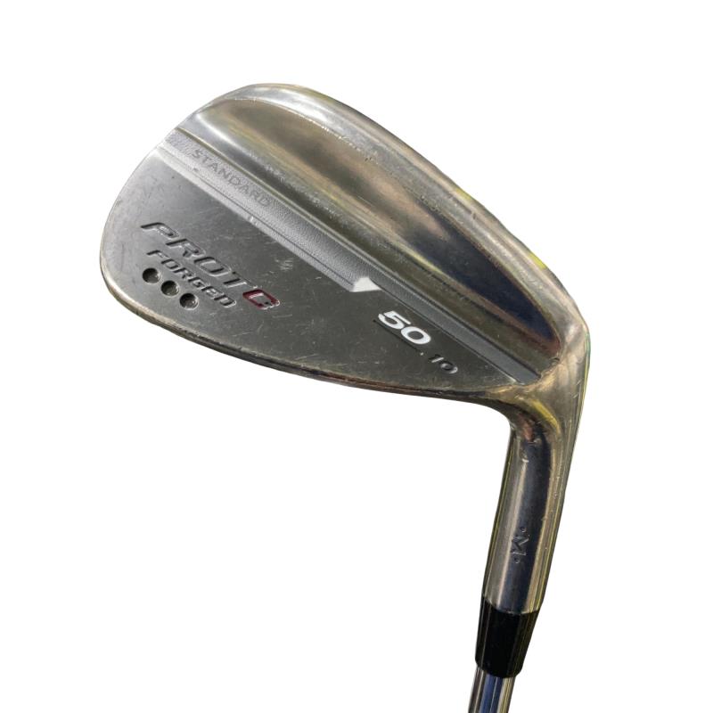 【中古】 PROTO-CONCEPT PROTO-CONCEPT FORGED WEDGE(メッキ) 50°/10° ウェッジ WG 純正特注シャフト (フレックスその他) メンズ 男性用 右利き 右用 Cランク ゴルフクラブ