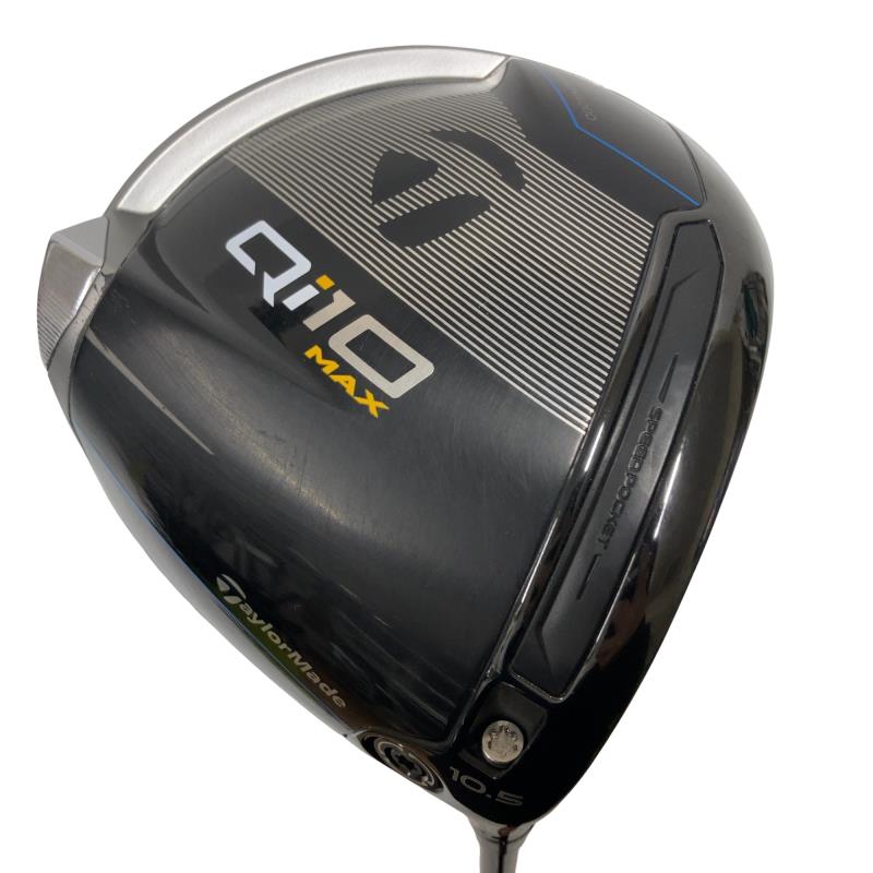 【中古】 テーラーメイド Qi10 MAX 10.5° ドライバー DR リシャフト (フレックスその他) メンズ 男性用 右利き 右用 Cランク ゴルフクラブ