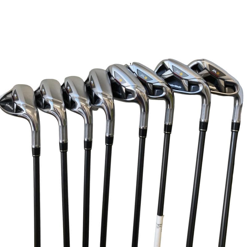 【中古】 テーラーメイド M2 8S アイアンセット IR TM7-216 (フレックスS) メンズ 男性用 右利き 右用 Cランク ゴルフクラブ