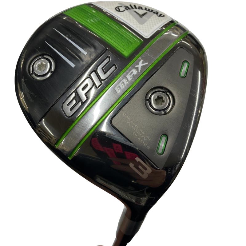 【中古】 キャロウェイ EPIC MAX 3W フェアウェイウッド FW Diamana 40 for CW(2021 EPIC FW) (フレックスSR) メンズ 男性用 右利き 右用 Cランク ゴルフクラブ