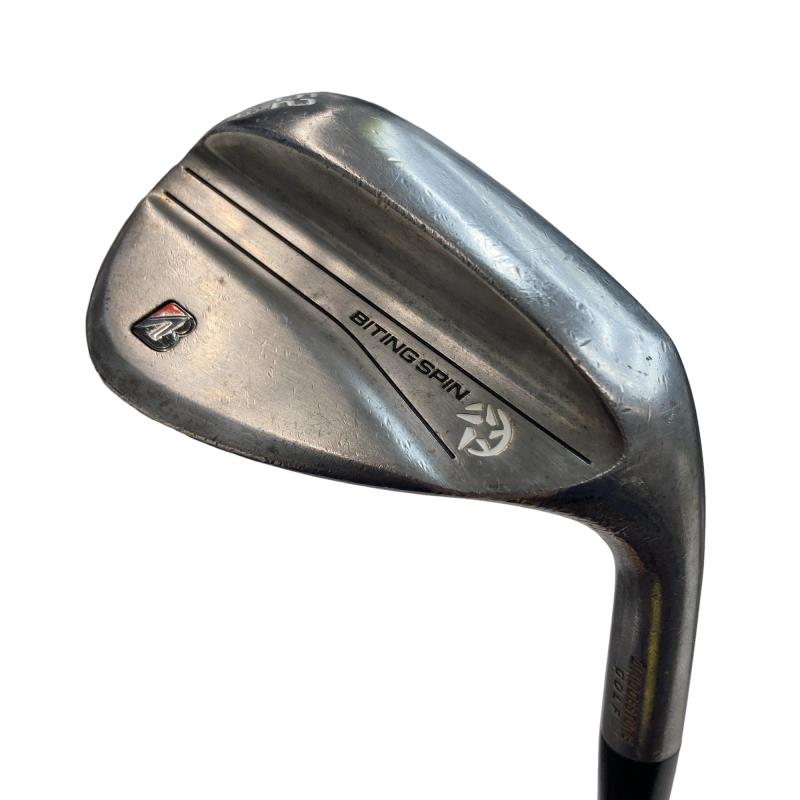 【中古】 ブリヂストン BRIDGESTONE BITING SPIN ノーメッキ 52°/08°M ウェッジ WG 純正特注シャフト (フレックスS) メンズ 男性用 右利き 右用 Cランク ゴルフクラブ