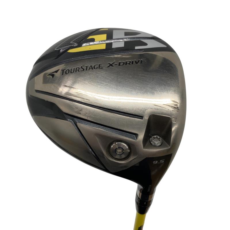 【中古】 ブリヂストン TOURSTAGE X-DRIVE GR(2014) 9.5° ドライバー DR Tour AD MT-6 (フレックスS) メンズ 男性用 右利き 右用 Cランク ゴルフクラブ