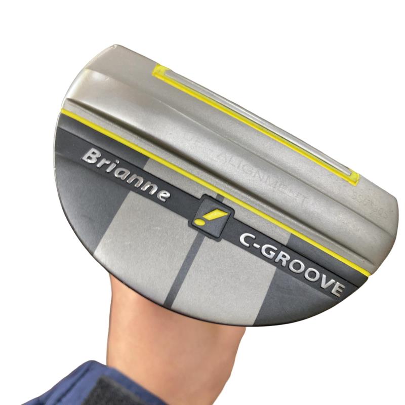【中古】 Yes! C-GROOVE Brianne 34インチ パター PT スチール (フレックスその他) メンズ 男性用 右利き 右用 Cランク ゴルフクラブ