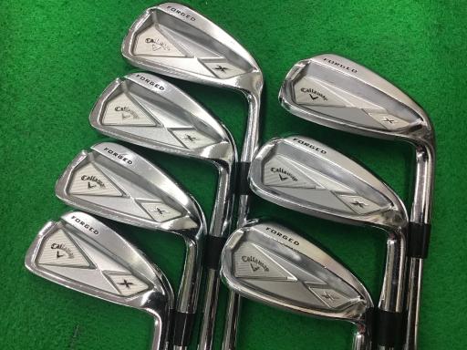 【中古】 キャロウェイ X FORGED(2013) 8S アイアンセット IR Dynamic Gold (フレックスS) メンズ 男性用 右利き 右用 Cランク ゴルフクラブ