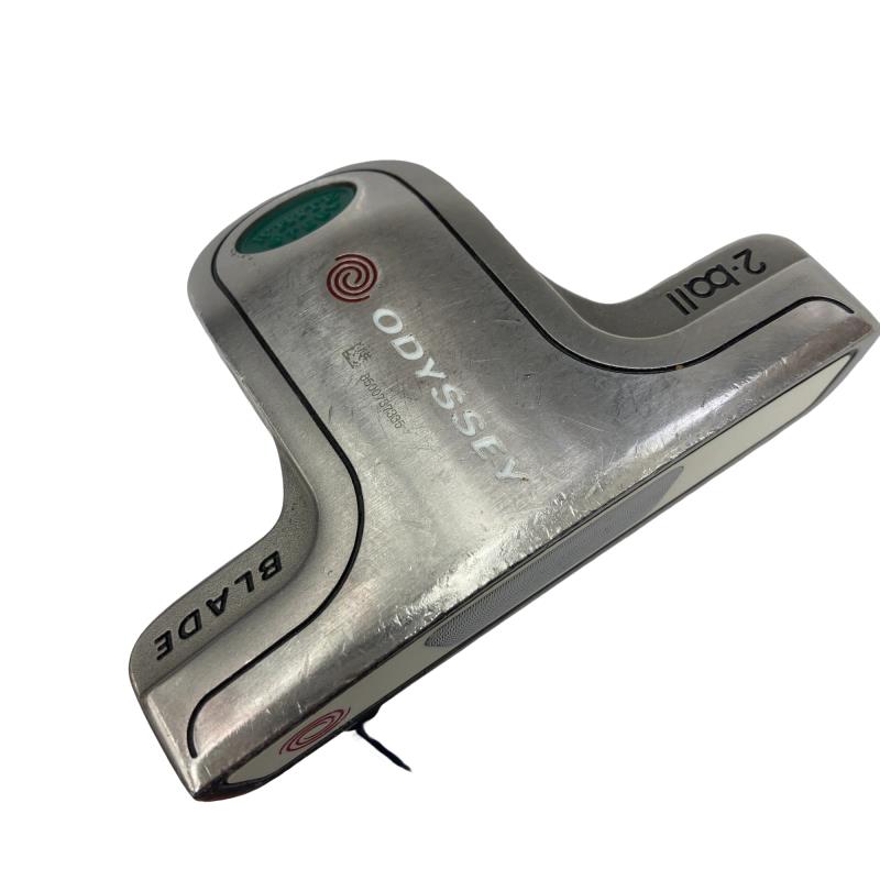 【中古】 オデッセイ WHITE STEEL 2・ball BLADE 35インチ パター PT スチール (フレックスその他) メンズ 男性用 右利き 右用 Cランク ゴルフクラブ