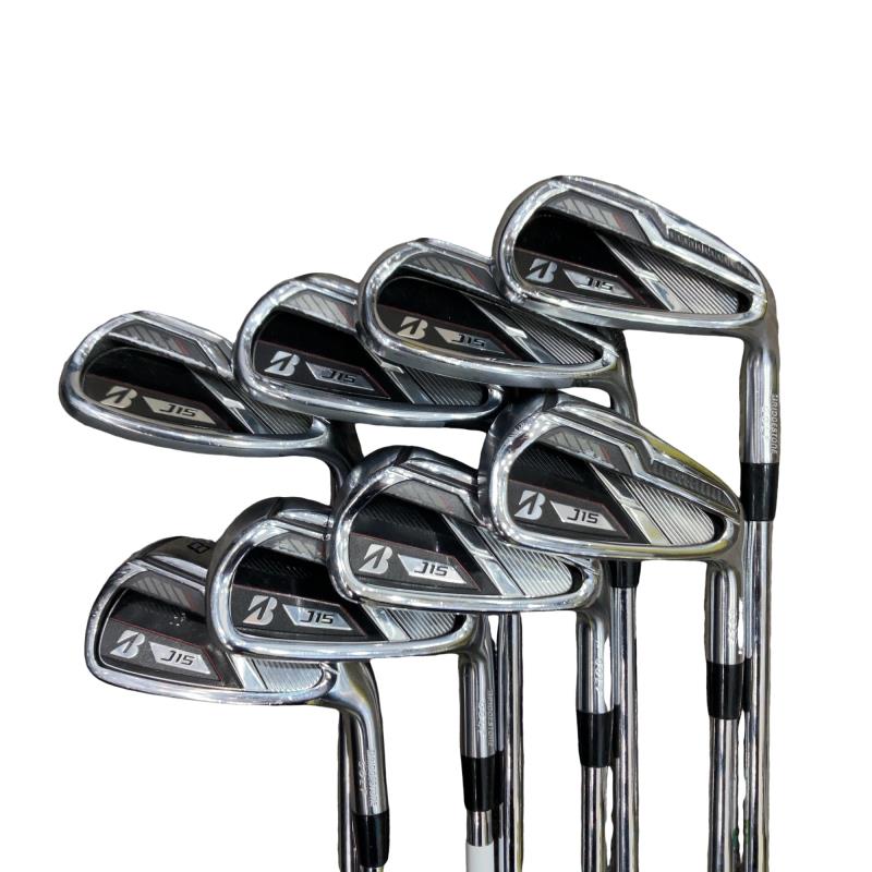 【中古】 ブリヂストン BRIDGESTONE J15 8S アイアン仕掛ける IR NS PRO 950GH (フレックスS) メンズ 成人男性用 右利き 右用 C序列付ける ゴルフ野球クラブ