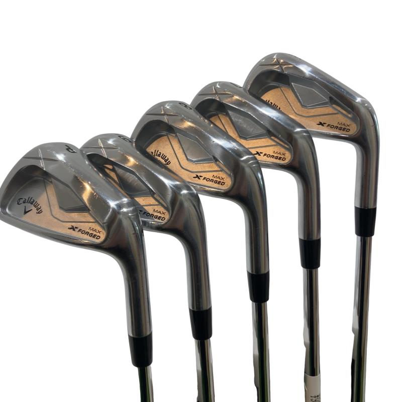 【中古】 キャロウェイ X FORGED MAX(2025) 5S アイアンセット IR NS PRO MODUS3 TOUR105 (フレックスS) メンズ 男性用 右利き 右用 Cランク ゴルフクラブ|ゴルフパートナー 中古クラブ店