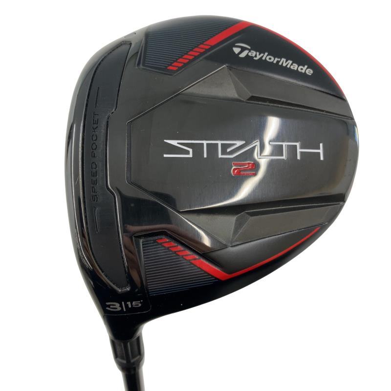 【中古】 テーラーメイド STEALTH2 3W レフティ フェアウェイウッド FW TENSEI RED TM50(STEALTH FW) (フレックスS) メンズ 男性用 左利き レフティ 左用 Cランク ゴルフクラブ