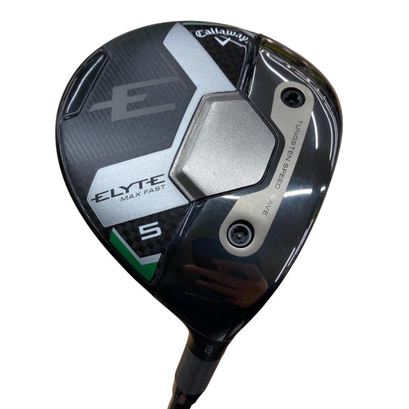 【中古】 キャロウェイ ELYTE MAX FAST 5W フェアウェイウッド FW LIN-Q GREEN 40 for CW(ELYTE FW) (フレックスR) メンズ 男性用 右利き 右用 Cランク ゴルフクラブ|ゴルフパートナー 中古クラブ店