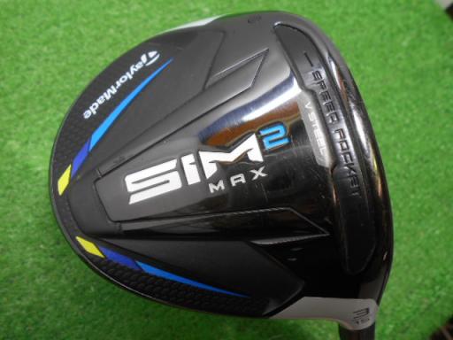 【中古】 テーラーメイド SIM2 MAX 3W USA フェアウェイウッド FW 純正特注シャフト (フレックスその他) メンズ 男性用 右利き 右用 Cランク ゴルフクラブ