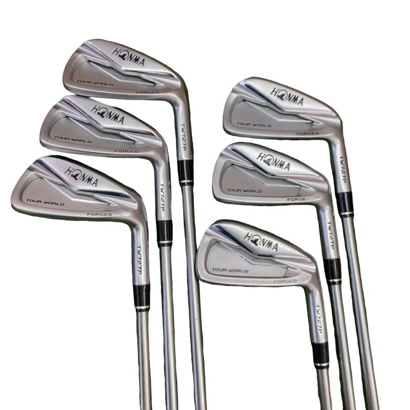 【中古】 本間ゴルフ TOUR WORLD TW727P FORGED 6S アイアンセット IR VIZARD IB85 (フレックスS) メンズ 男性用 右利き 右用 Dランク ゴルフクラブ