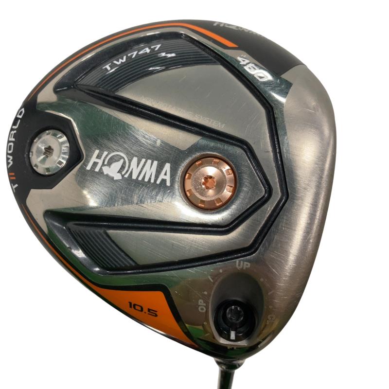【中古】 本間ゴルフ TOUR WORLD TW747 460 10.5° １番ウッド DR VIZARD for 747 50(１番ウッド) (フレックスS) メンズ 成人男性用 右利き 右用 D序列付ける ゴルフ野球クラブ