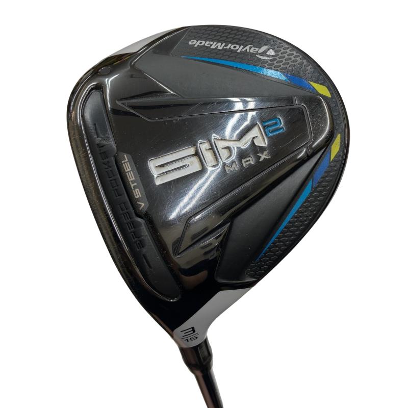 【中古】 テーラーメイド SIM2 MAX 3W レフティ フェアウェイウッド FW TENSEI BLUE TM50(SIM2 FW) (フレックスSR) メンズ 男性用 左利き レフティ 左用 Cランク ゴルフクラブ