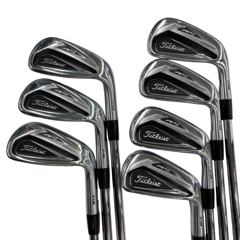 【中古】 タイトリスト Titleist AP2 716 8S アイアン書き割り IR Dynamic Gold AMT (フレックスS) メンズ 成人男性用 右利き 右用 C位置づける ゴルフ野球クラブ