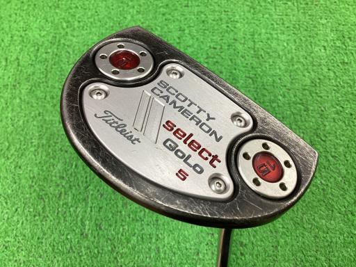 【中古】 タイトリスト SCOTTY CAMERON select GoLo 5 34in パター PT スチール写真 (フレックス余分の物) メンズ 成人男性用 右利き 右用 C位置付ける ゴルフ野球クラブ ゴルフ-メンズクラブ