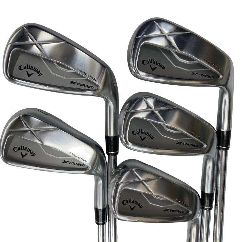 【中古】 キャロウェイ X FORGED MAX STAR(2025) 5S アイアンセット IR NS PRO 950GH neo (フレックスS) メンズ 男性用 右利き 右用 Cランク ゴルフクラブ